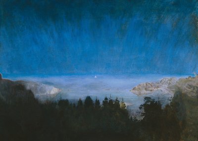 From Kjerringvik (oil on canvas) av Harald Oscar Sohlberg