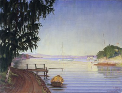 From Nærsnes Bay av Harald Oscar Sohlberg