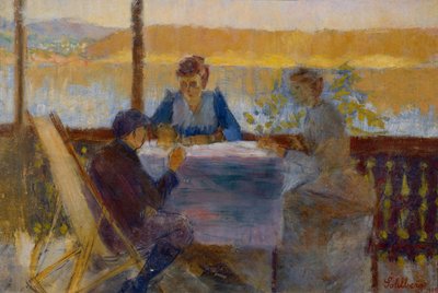 Fra Verandaen, Langøen av Harald Oscar Sohlberg