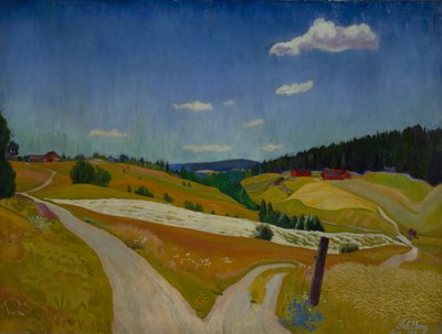 Åkerens avling av Harald Oscar Sohlberg