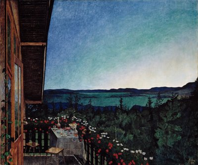 Sommernatt av Harald Oscar Sohlberg