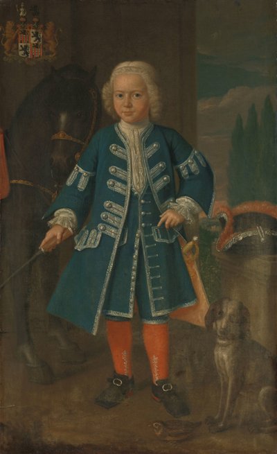 Portrett av Diederik van Hemert, Lord of Babyloniënbroek i en alder av seks år av Harmanus Serin