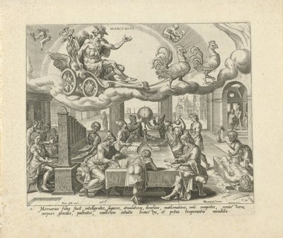 Planeten Merkur og dens barn The Seven Planets (serietittel) av Harmen Jansz Muller