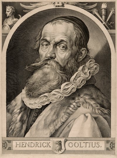 Portrett av Hendrick Goltzius av Harmen Jansz. Muller