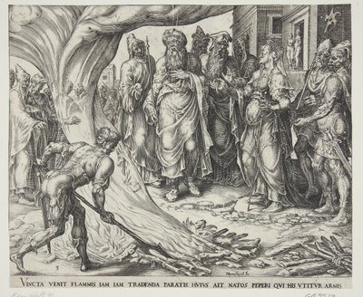 Tamar ble henrettet og viste Judas løfte av Harmen Jansz. Muller