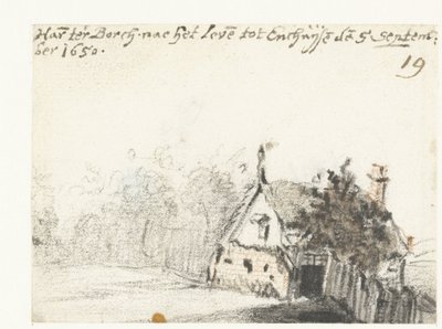 Hus i Enkhuizen av Harmen ter Borch