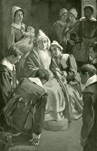Christiana velsigner barna sine av Harold Copping