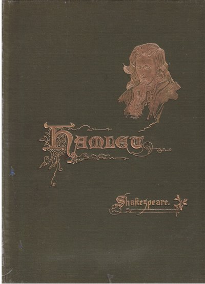 Forsideplatedesign, illustrasjon fra Hamlet av Harold Copping