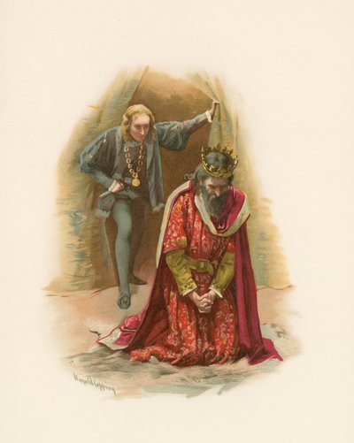 Hamlet og kongen av Harold Copping