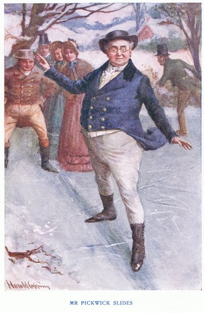 Mr Pickwick lysbilder, 1930-tallet av Harold Copping