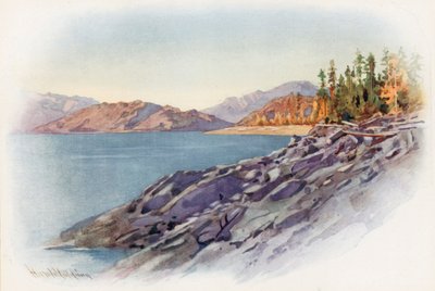 På Kootenay Lake av Harold Copping