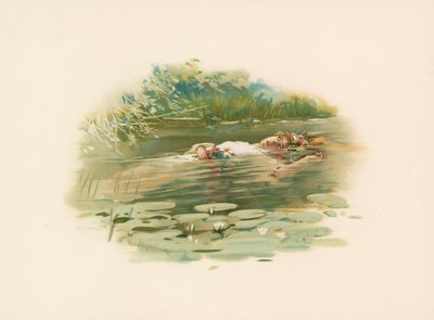 Ophelia, druknet av Harold Copping
