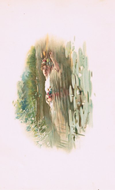 Ophelia, illustrasjon fra Hamlet av Harold Copping