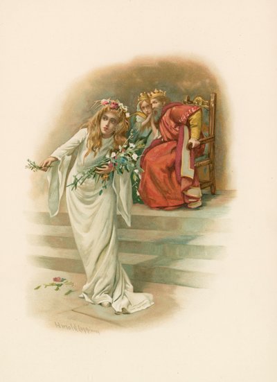 Ophelia, sint av Harold Copping