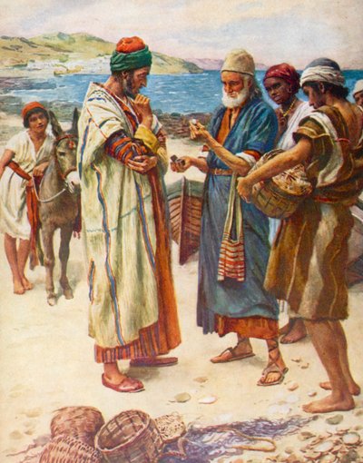 Den kostelige perlen, Matthew av Harold Copping