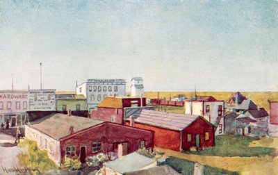 Hvordan en prærieby ser ut, et hjørne av Lloydminster av Harold Copping