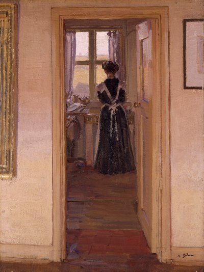 'Kjøkkenet', 1908-09 av Harold Gilman
