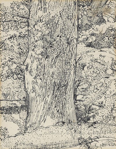 Tre, 1916 av Harold Gilman
