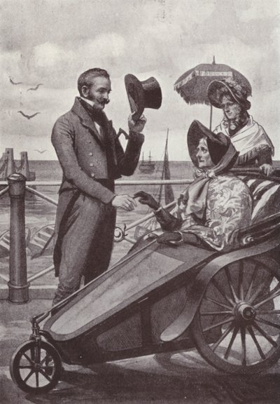 Illustrasjon for Vanity Fair av William Makepeace Thackeray (litho) av Harold Hume Piffard