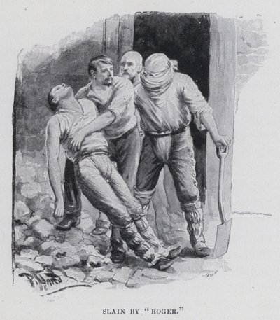 Drepet av "Roger" (s/hvitt-bilde) av Harold Hume Piffard