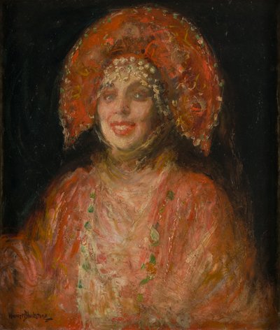 Madame Plevitzskaia, ca. 1927 (olje på lerret) av Harriet Blackstone