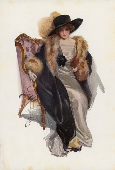 Til en poet, fra Dulcinea (fargelitografi) av Harrison Fisher