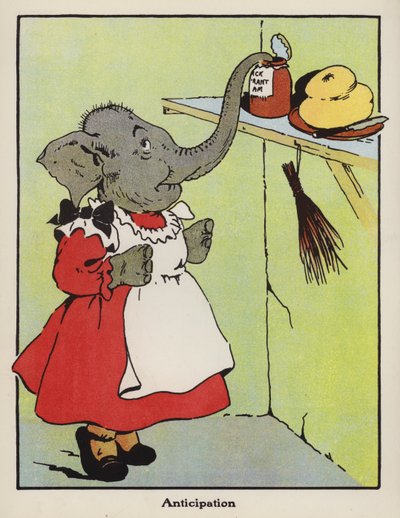 Forventning (farge litho) av Harry B Neilson