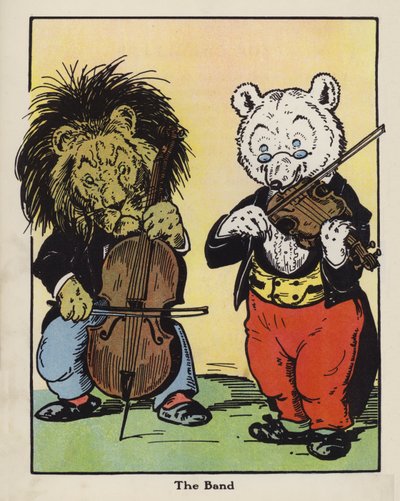 The Band (farge litho) av Harry B Neilson