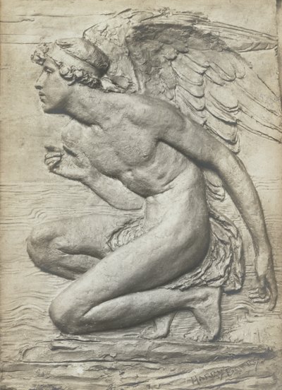 The Story of Psyche: Cupid (sølv bronse) (se 198359 og 201279) av Harry Bates