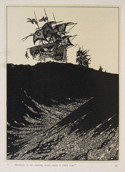 En ballade om kapteinene. "... tromme opp kanalen, vinne premier i kjølvannet deres" av Harry Clarke