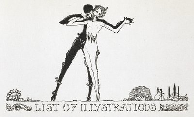 En mann og kvinne som danser. av Harry Clarke