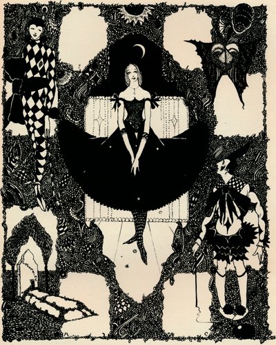 Columbine, ca 1900-1930, 1925 av Harry Clarke
