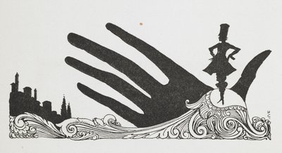 Illustrasjon for historien 'lille tommel'. av Harry Clarke
