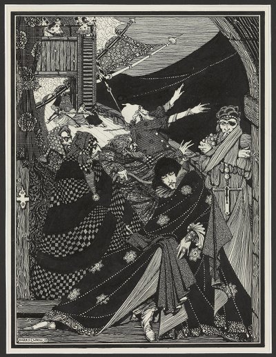Melding funnet i en flaske, 1918 av Harry Clarke