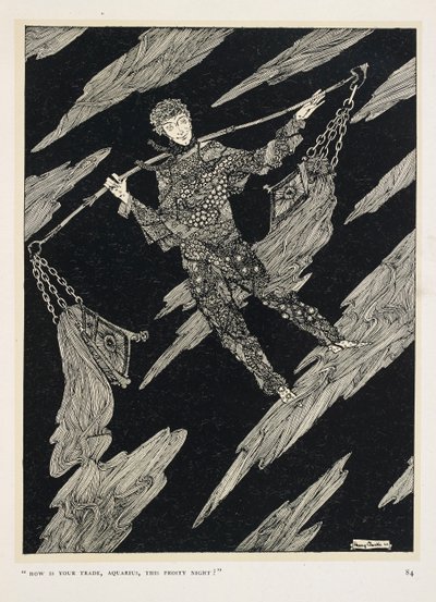 Star-Talk. "Hvordan er handelen din, Vannmannen, denne frostnatten?" av Harry Clarke