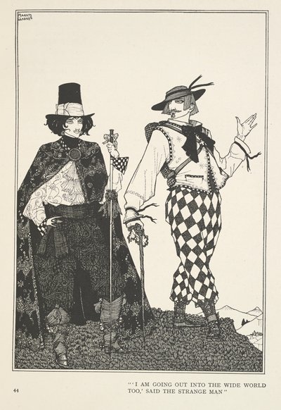 Reisekameraten "Jeg skal også ut i den vide verden," sa den fremmede mannen. av Harry Clarke