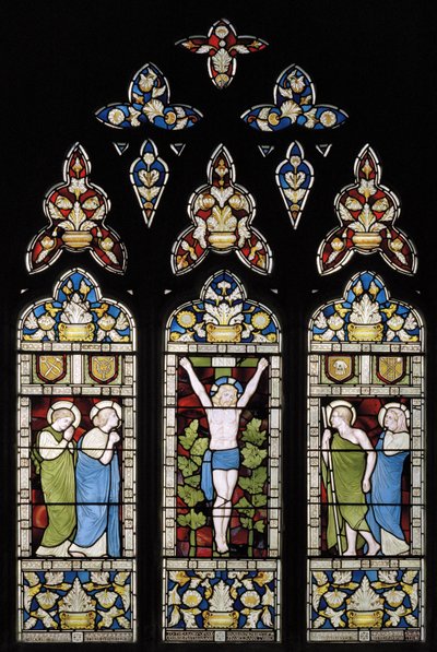 The Crucifixion, East Window, 1872 (farget glass) av Harry Ellis Wooldridge
