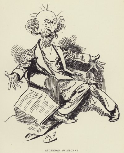 Algernon Swinburne av Harry Furniss