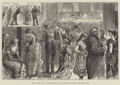 Art in the City, Conversazione på Mansion House av Harry Furniss