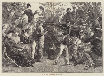 På Eton og Harrow Cricket-Match av Harry Furniss