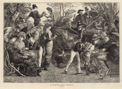 På Eton og Harrow cricketkamp av Harry Furniss