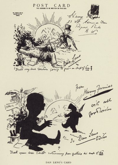 Dan Lenos-kort av Harry Furniss