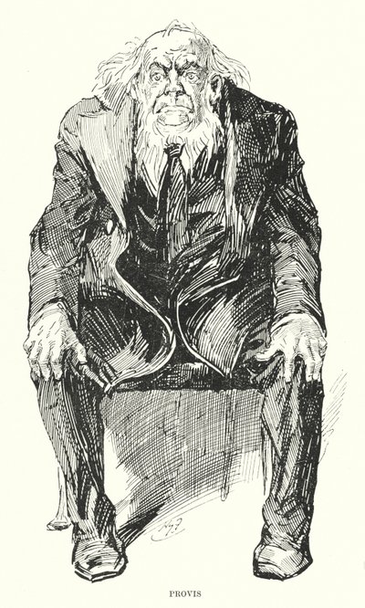 Illustrasjon for store forventninger av Charles Dickens (litho) av Harry Furniss