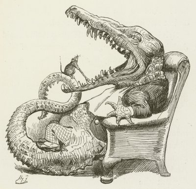 Illustrasjon for Sylvie og Bruno av Lewis Carroll av Harry Furniss