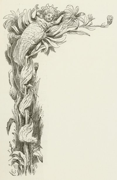Illustrasjon for Sylvie og Bruno av Lewis Carroll av Harry Furniss