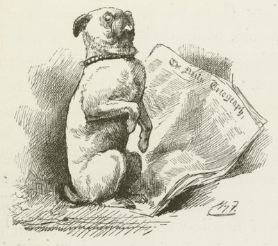 Illustrasjon for Sylvie og Bruno av Lewis Carroll av Harry Furniss