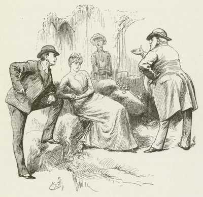 Illustrasjon for Sylvie og Bruno av Lewis Carroll av Harry Furniss