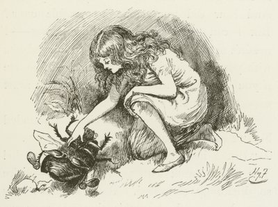 Illustrasjon for Sylvie og Bruno av Lewis Carroll av Harry Furniss