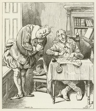 Illustrasjon for Sylvie og Bruno av Lewis Carroll av Harry Furniss