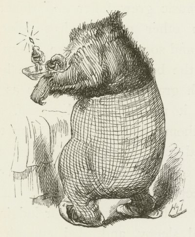 Illustrasjon for Sylvie og Bruno av Lewis Carroll av Harry Furniss